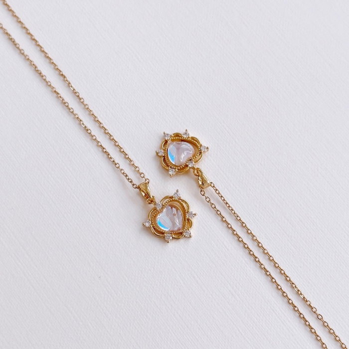 Heliophilia Silver Collar Royal Dorado y Turquesa Heliophilia Silver Collar Royal Dorado y Turquesa